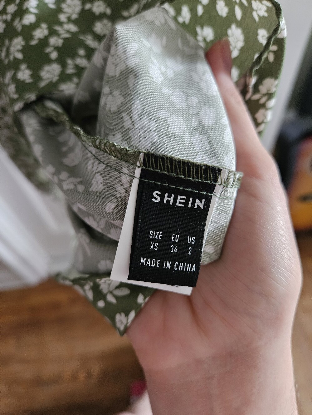 Green Floral Midi Dress - Picture 4 of 8